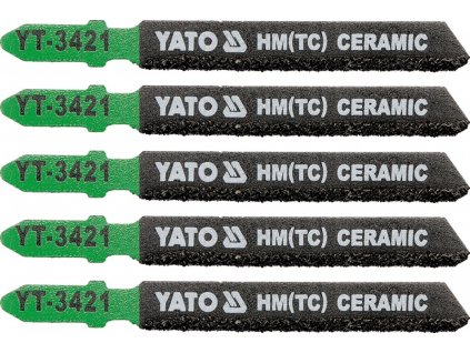 List pilový do přímočaré pily 75 mm na keramiku 5 ks Yato YT-3421