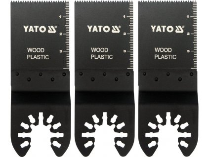 Pilový list na ponor. řezy HCS pro multifunkci, 34mm (dřevo, plast), sada 3ks Yato YT-34685