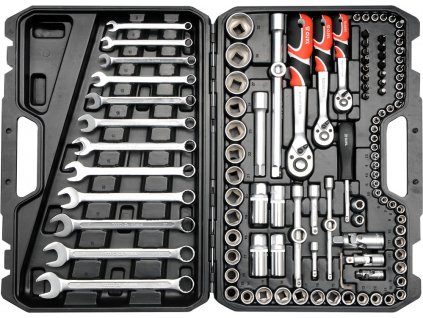 Gola sada 1/2", 3/8", 1/4"+ příslušenství 111 ks