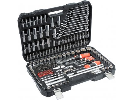 Gola sada 1/2", 3/8", 1/4"+ příslušenství 216 ks + opravdu velká gola v PROFI kvalitě