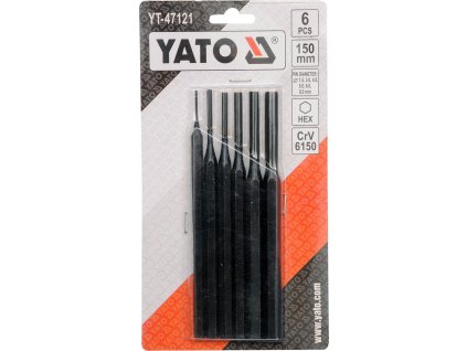 Sada vyrážečů 6ks, 150mm, pr. 1,5, 3, 4, 5, 6, 8mm