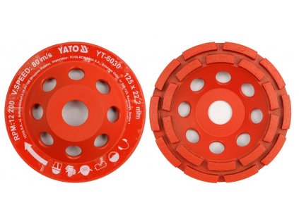 Kotouč diamantový 125 x 22,2 mm brusný