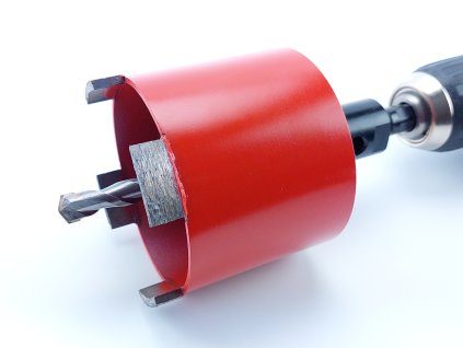 Vrtací diamantová korunka o průměru 68 mm a délce 85 mm