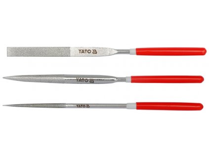 Sada pilníků jehlových diamantových 4 x 160 mm 3 ks Yato YT-6150