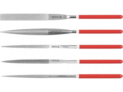 Sada pilníků jehlových diamantových 5 x 180 mm 5 ks