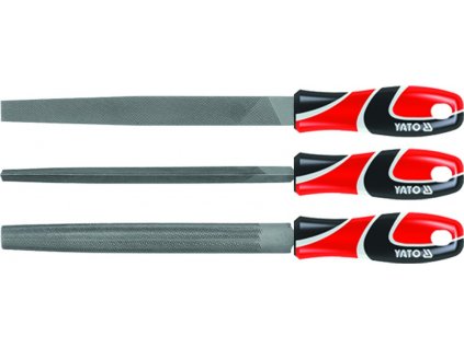 Sada pilníků zámečnických 250 mm 3 ks