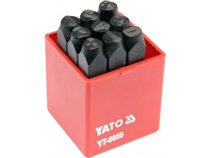 Razidla číselná 8 mm 9 ks  0-9 Yato YT-6855