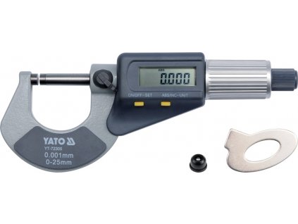 Mikrometr digitální 0-25mm Yato YT-72305  + Dárek, servis bez starostí v hodnotě 300Kč