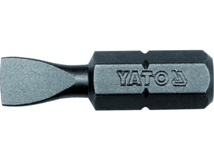 Bit plochý 6.0 x 1/4”, dl.25mm 50ks Yato YT-7804