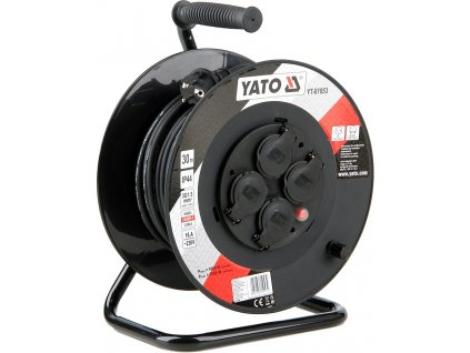 Prodlužovák bubnový 4zásuvky IP44 16A 30 m Yato YT-81053