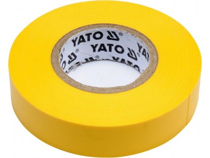 Izolační páska elektrikářská PVC 15mm / 20m žlutá Yato YT-81594