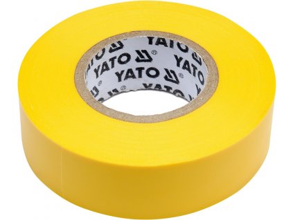 Páska izolační 19 x 0,13 mm x 20 m žlutá Yato YT-81654