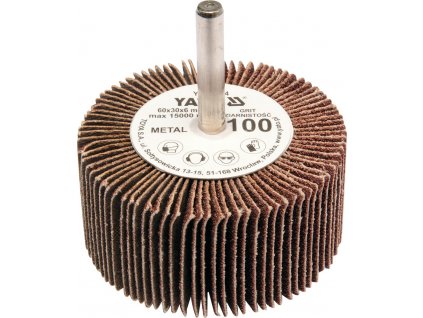 Kotouč lamelový radiální 60x30 P-150 s hřídelí 6 mm Yato YT-83366
