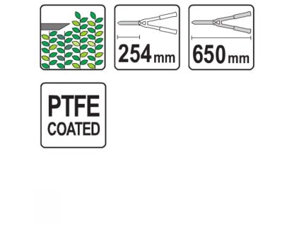 Nůžky na živý plot 650mm (nože 254mm)