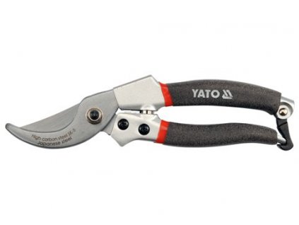 Nůžky zahradnické 200mm (do 20mm) šikmý stříh AL rukojeť Yato YT-8845