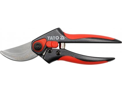 Nůžky zahradnické 200mm (průměr do 15mm) šikmý stříh AL rukojeti Yato YT-8849