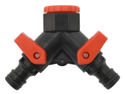 Spojka hadicová 1/2"Y se 2 uzavíracími ventily Yato YT-8978