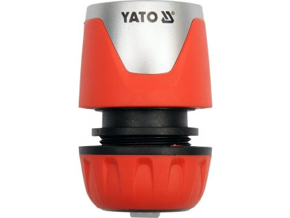 Rychlospojka hadicová 1/2", ABS plast, 12,5mm, STOP ventil Yato YT-99803