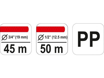 Stojan navíjecí na zahradní hadici 3/4"45m / 1/2"50m, pojízdný