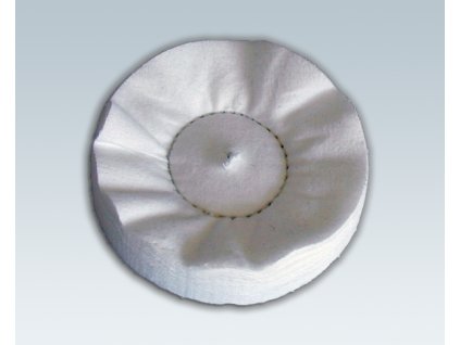 Leštící kotouč Počesané molino 100 x 25 / 8 mm na finální leštění kovů, laku a plastů