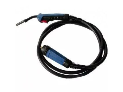 Svářecí kabel s hořákem na co2, MB-14 2,5 m s EURO konektorem, průměr 16 mm, max 200 A