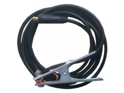 Zemnící svářecí kabel se svorkou 4 m, průměr 16 mm, max 200 A