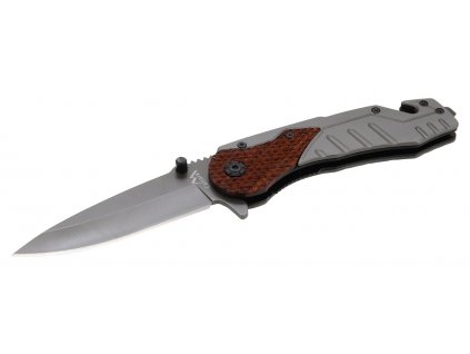 Nůž skládací WOOD s pojistkou 21cm Cattara 13226