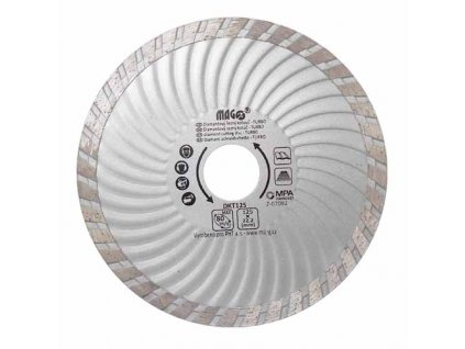 Diamantový kotouč TURBO 125x22,2mm MAGG DKT125