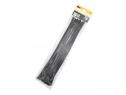 Stahovací pásky 4,8x370mm černé/25ks MAGG TS48370C