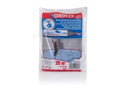 GEKO - Zakrývací folie LDPE 4x5m/20my - PROFI GEKO G100/06