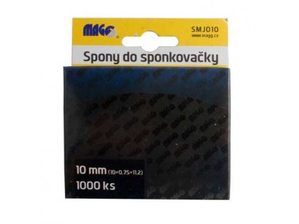 Spony do sponkovačky 1000 ks 10x0,75x11,2 mm MAGG SMJ010