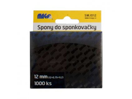 Spony do sponkovačky 1000 ks 12x0,75x11,2 mm MAGG SMJ012
