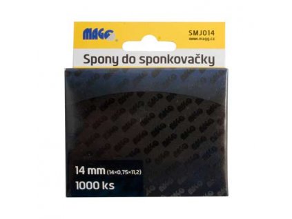 Spony do sponkovačky 1000 ks 14x0,75x11,2 mm MAGG SMJ014