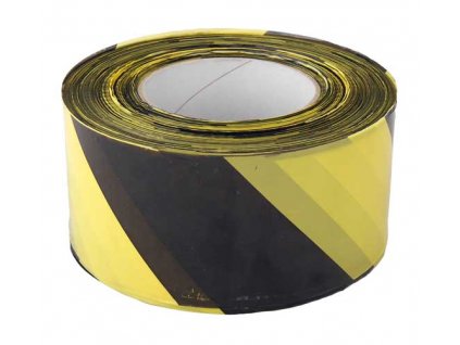 Výstražná páska žluto/černá 70mm x 500m MAGG G200/15ZC