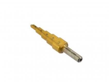 Stupňovitý vrták HSS ( 4-12mm)
