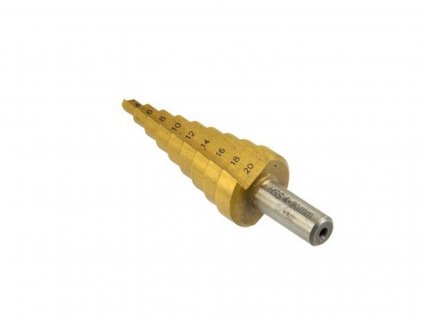 Stupňovitý vrták HSS ( 4-20mm)