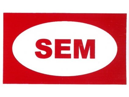 Znak "SEM" 80x40mm - samolepka MAGG 120096