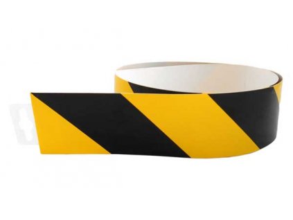 Bezpečnostní pás žluto/černý protisměr (levý) 980x60mm