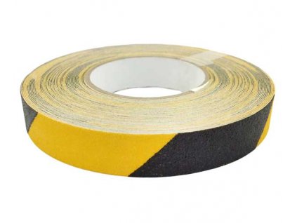 Protiskluzová páska 25mm x 18,3m - žluto-černá MAGG 110066