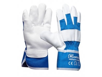 Dětské pracovní rukavice PREMIUM BLUE JUNIOR velikost 4-6 let