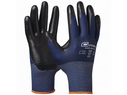 Pracovní montážnické rukavice SUPER GRIP ECO velikost 9 - blistr