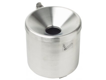 Popelník nástěnný průměr 150mm nerez MEVA 2354N
