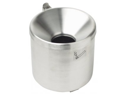 MEVA - popelník nástěnný průměr 90mm nerez
