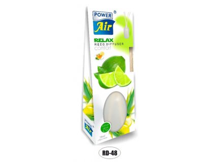 Osvěžovač Relax Reed Diffuser Lemon Grass and Tea + 15 ml