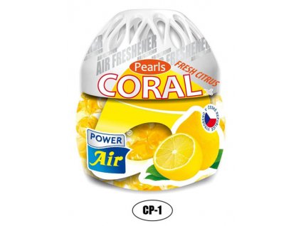 Domácí osvěžovač CORAL PEARLS  CITRUS - 150g POWER AIR CP-1