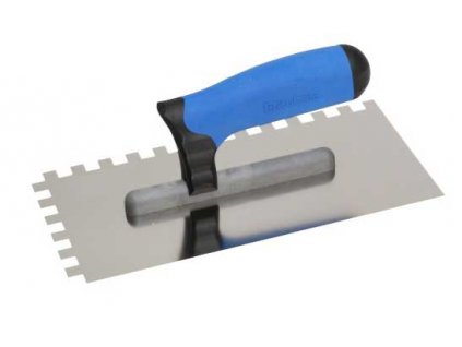 Hladítko nerezové 270x130 mm zub 8x8mm - dvousložková rukojeť