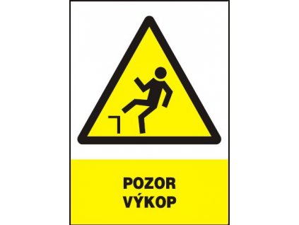 Pozor výkop - plastová tabulka A4 MAGG 120192