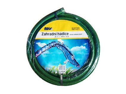 Zahradní vyztužená hadice na vodu černo-zelená LIGHT 1/2" - 25m TUBI ITALIA 02-01-1225