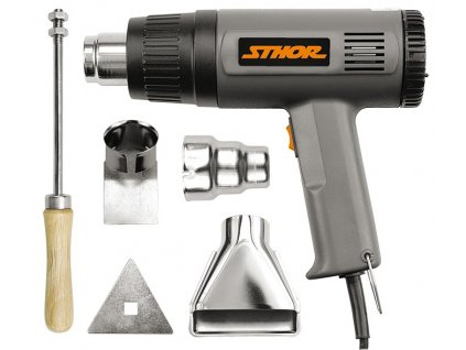 Pistole opalovací 230V 1000/1500W 375/495°C + příslušenství Vorel TO-79328 + Dárek, servis bez starostí v hodnotě 300Kč