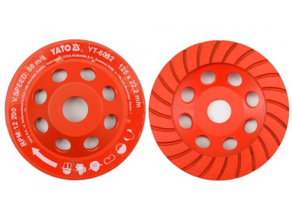 Kotouč diamantový 125 x 22,2 mm brusný